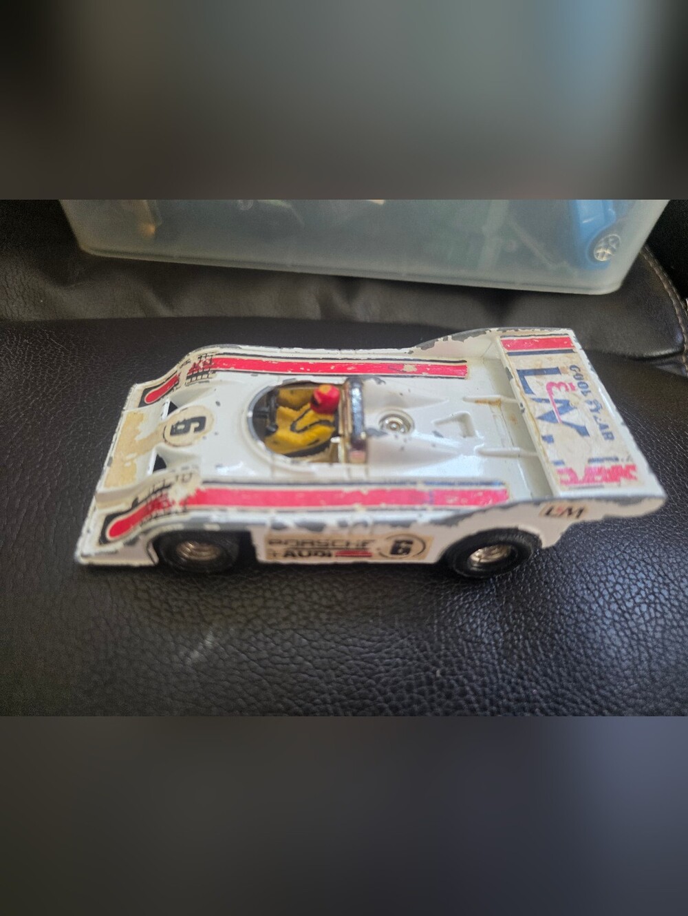 Vintage 1970s Corgi 1:36 scale Porsche Audi L&M Racing 4.75” Length